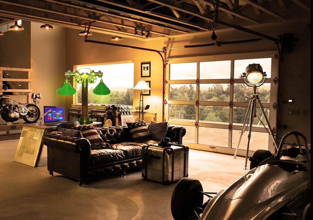 Интерьер в стиле гараж