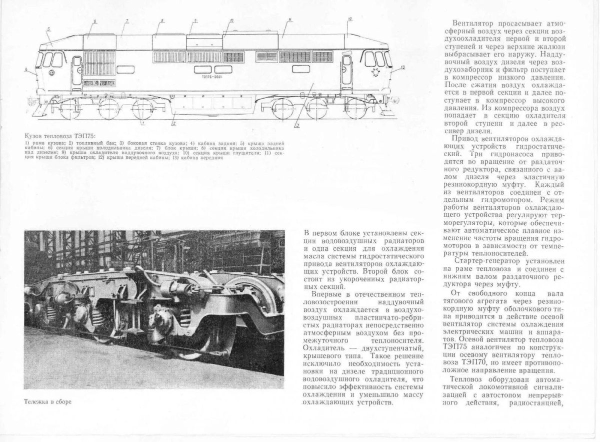 Пассажирский тепловоз ТЭП 75