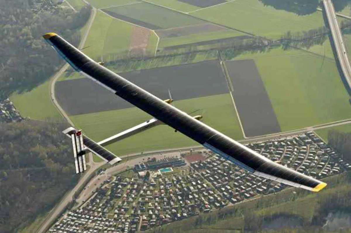 «Солнечный» самолет Solar Impulse