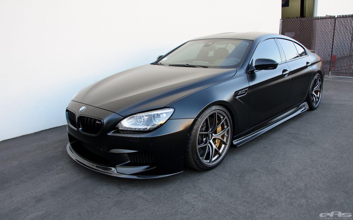 BMW m6 Gran Coupe Black