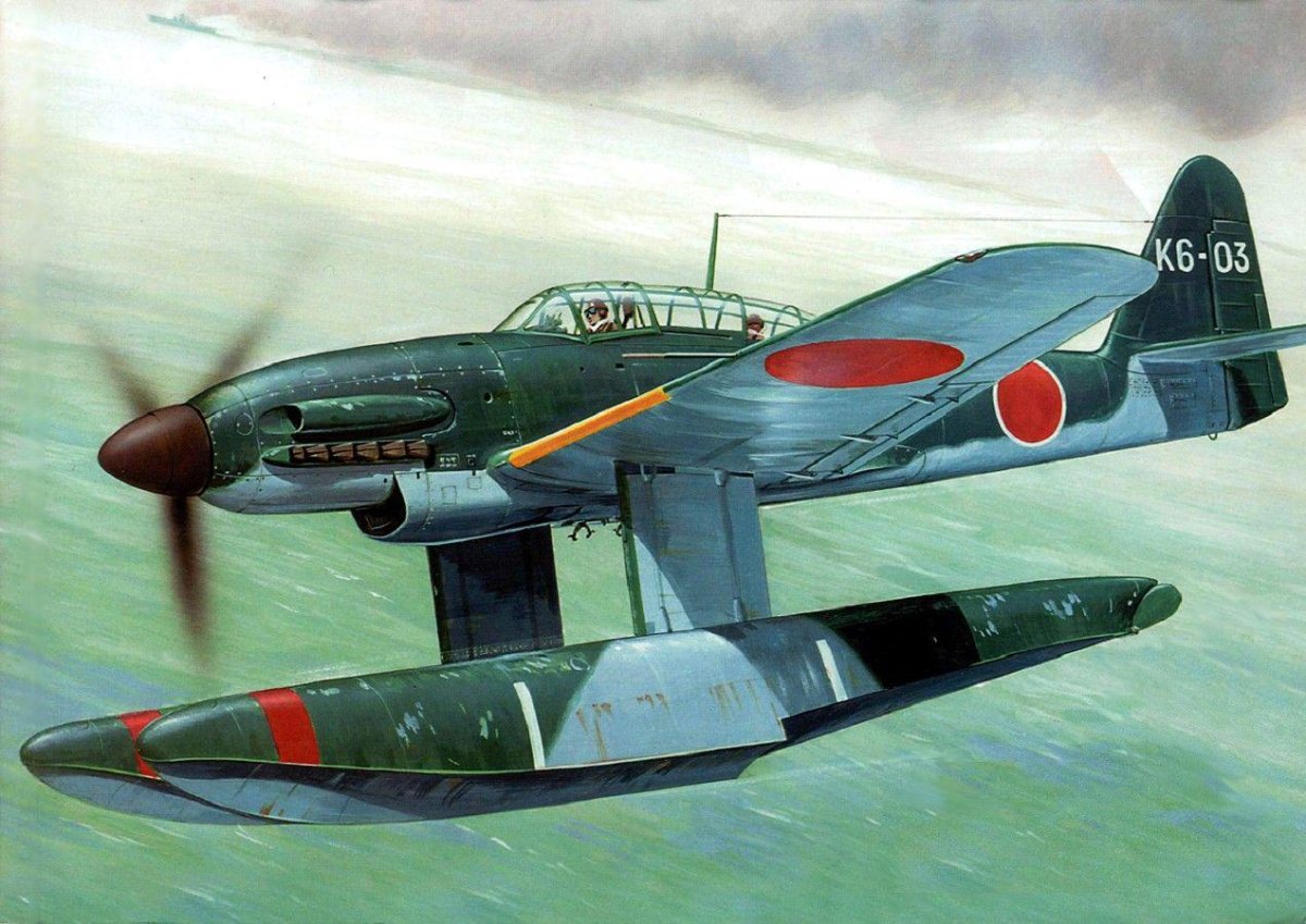 Aichi m6a1 Seiran, японский гидросамолёт