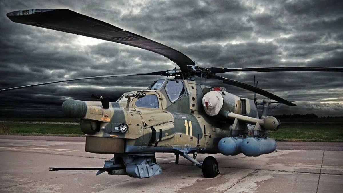 Боевой вертолёт ми-28 ночной охотник