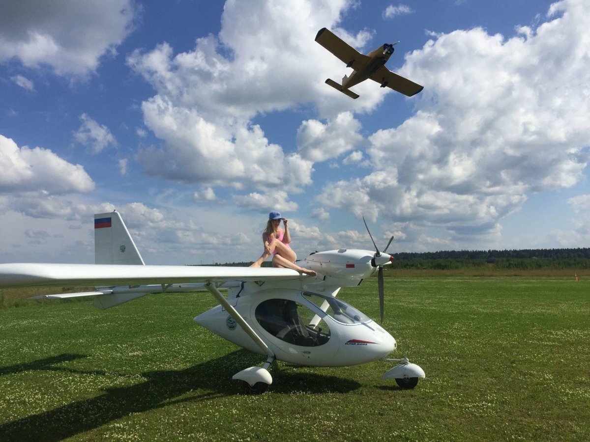 Композитный Сверхлегкий мотопланер