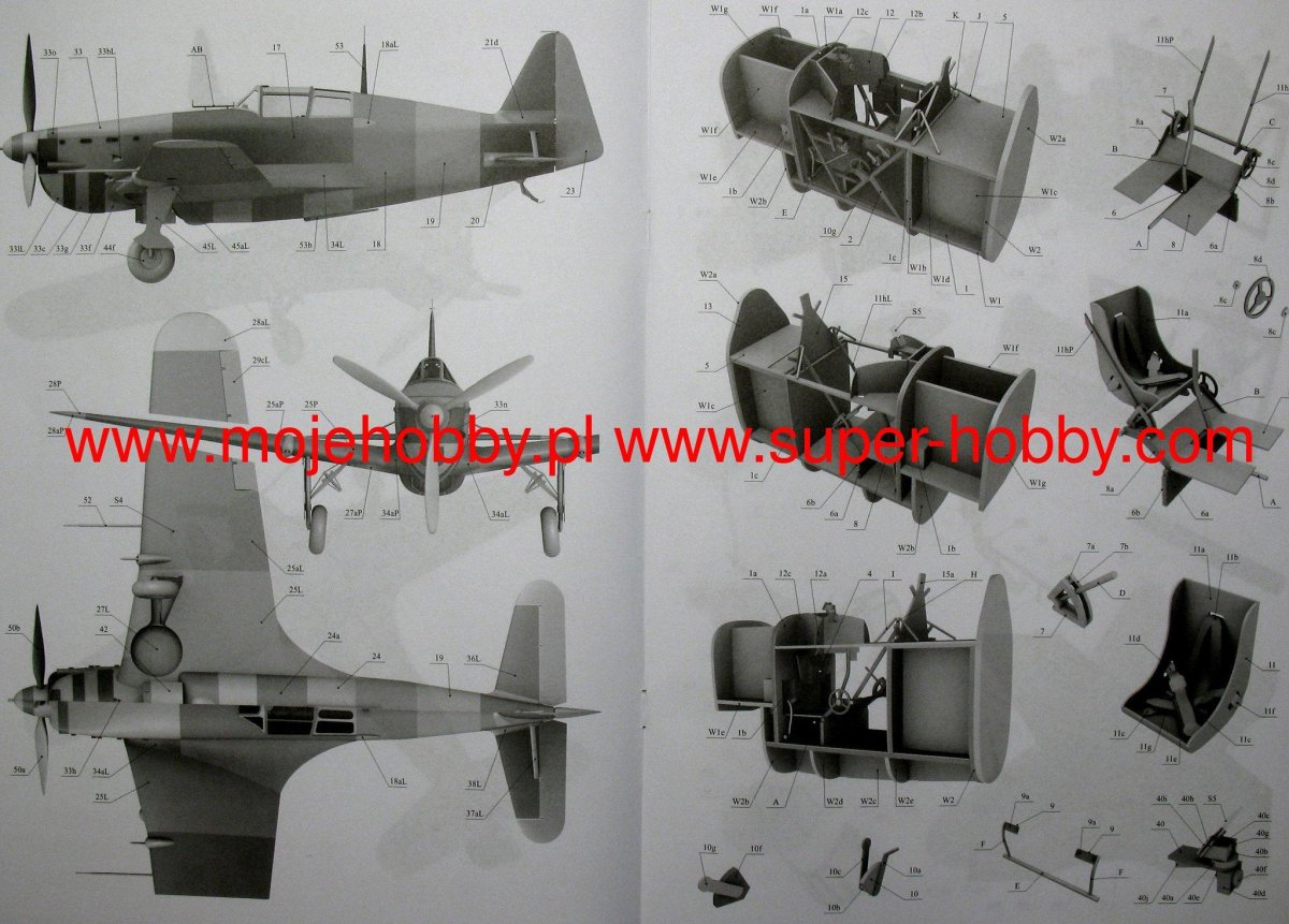 Чертежи Morane-Saulnier MS-406