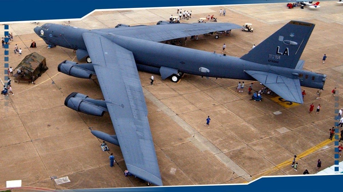 Бомбардировщик в-52н ВВС США