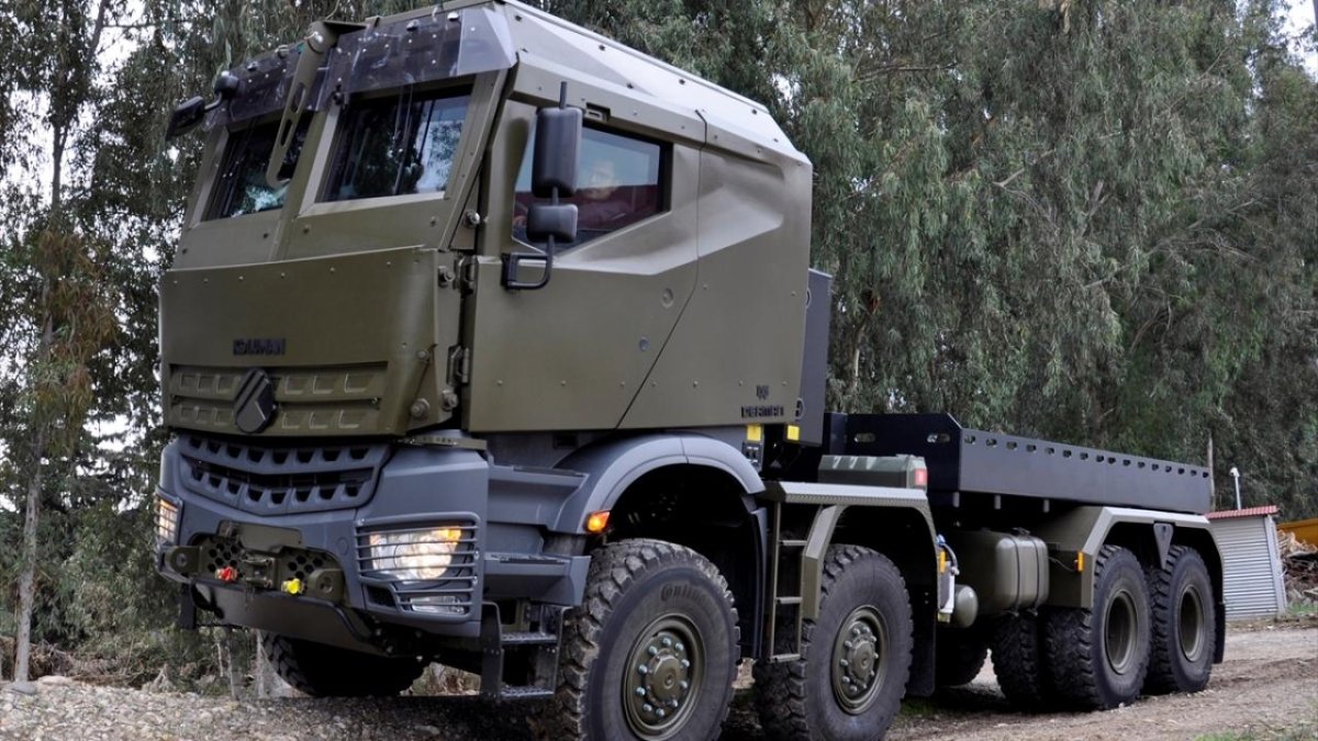 Грузовик ман 8x8