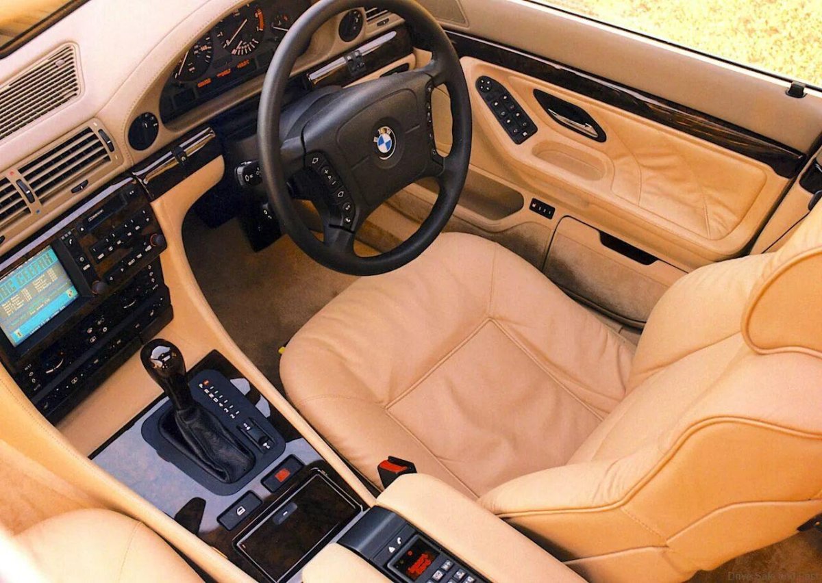 BMW 750il e38 салон