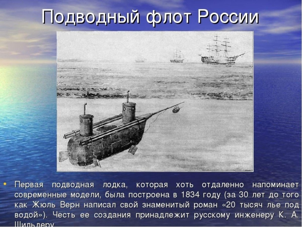 Подводная лодка субмарина история