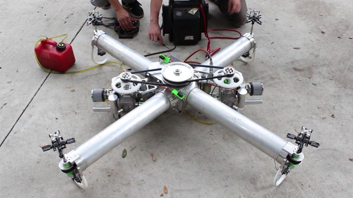 ФПВ дрон самодельный
