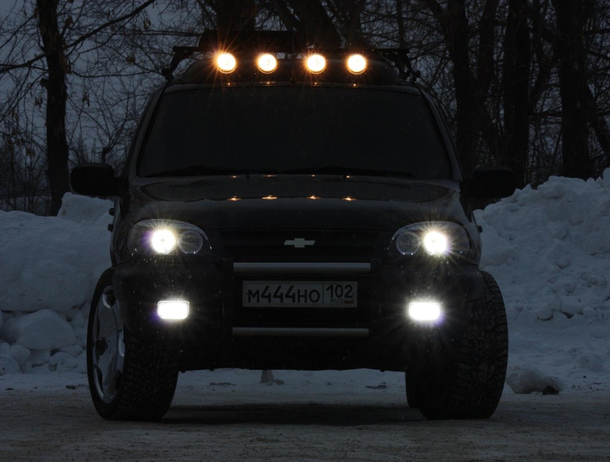Доп свет на ниву Шевроле