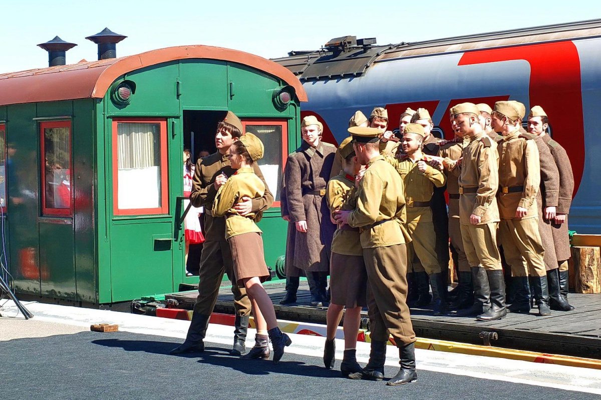 Ретро поезд