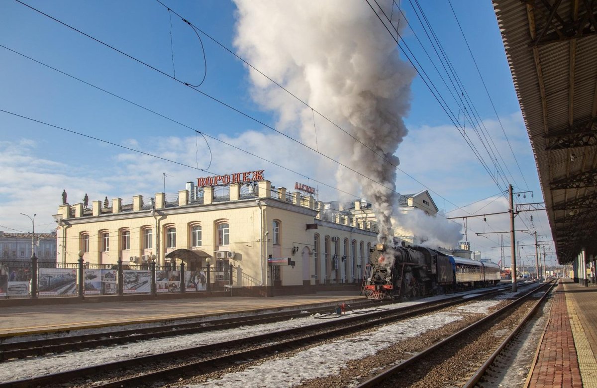 Ретро поезд Воронеж Рамонь фото