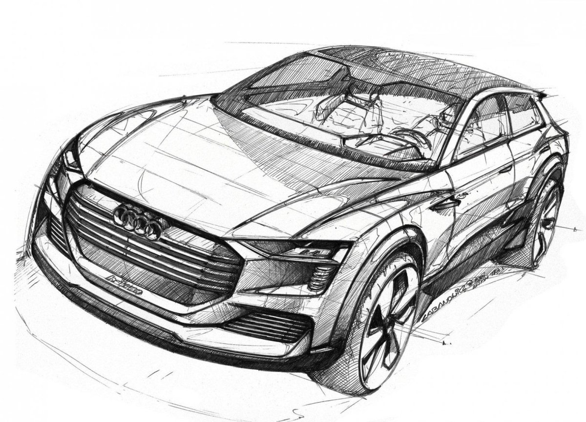 Концепт Ауди скетч