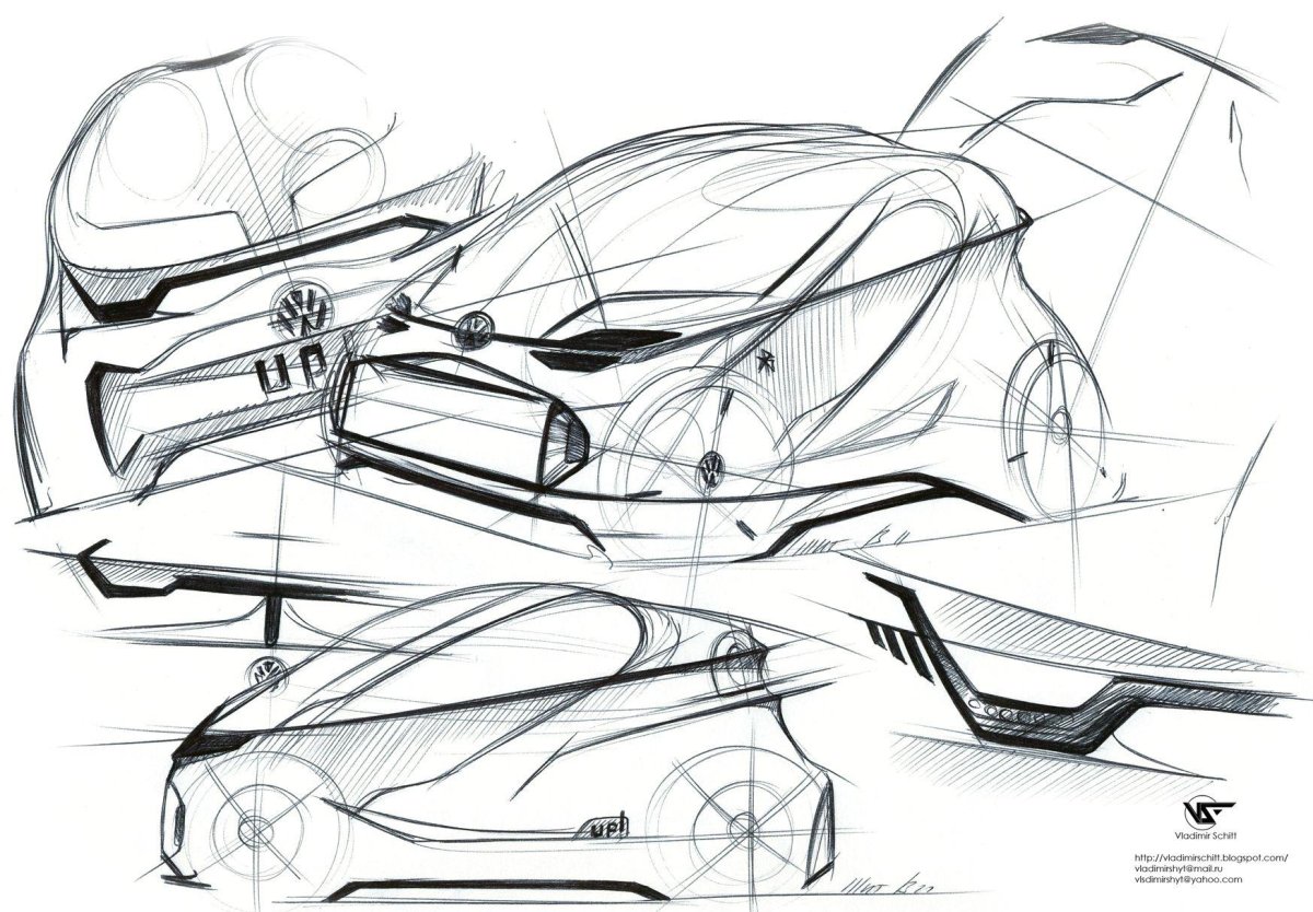 Зарисовки автомобилей