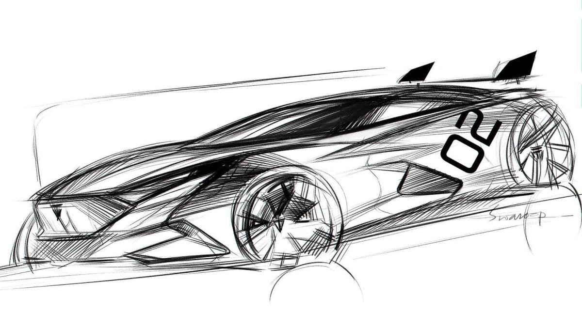 Тату машина эскиз