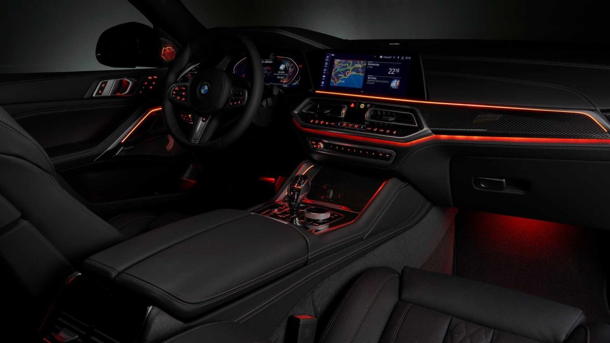 BMW x6m 2020 салон