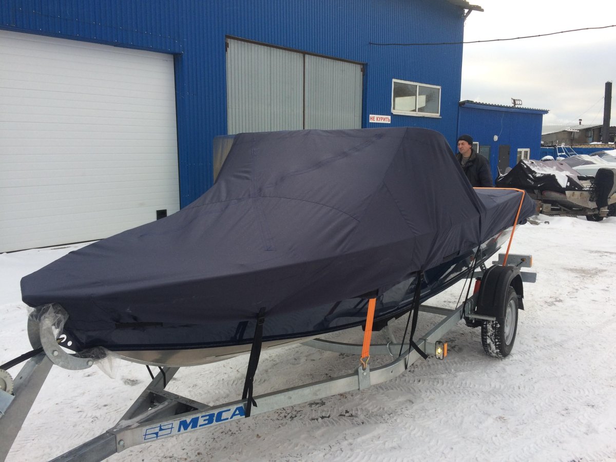 Транспортировочный тент на катер Ермак 510