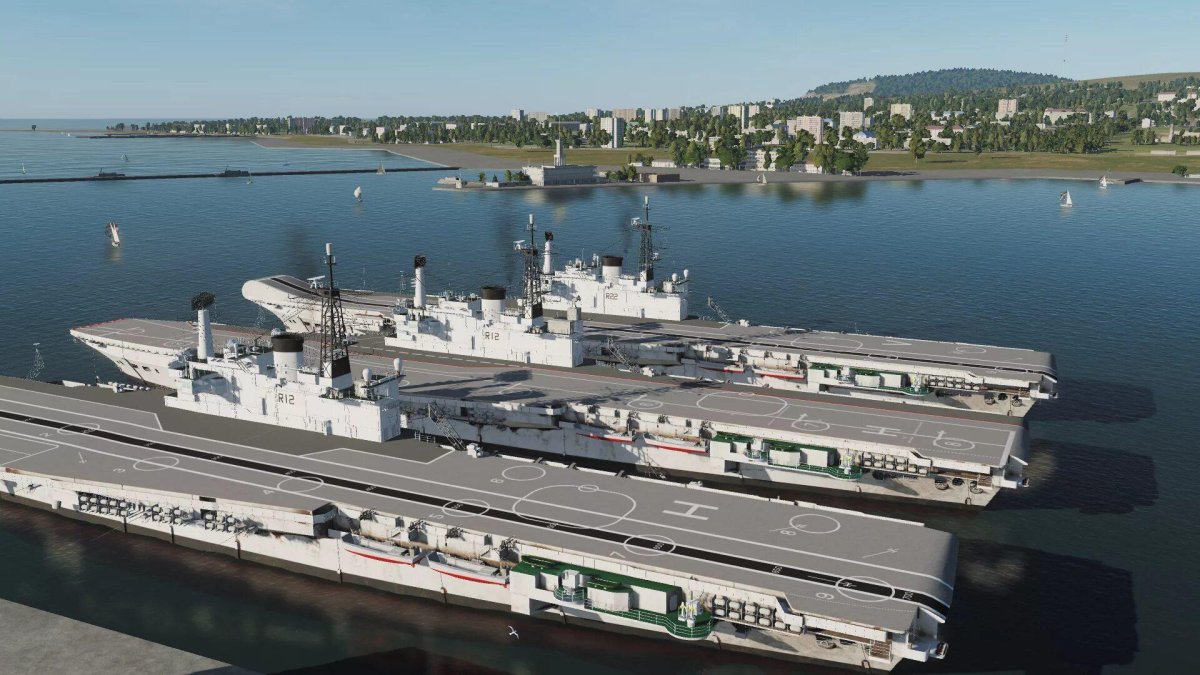 Авианосец Гермес 1982