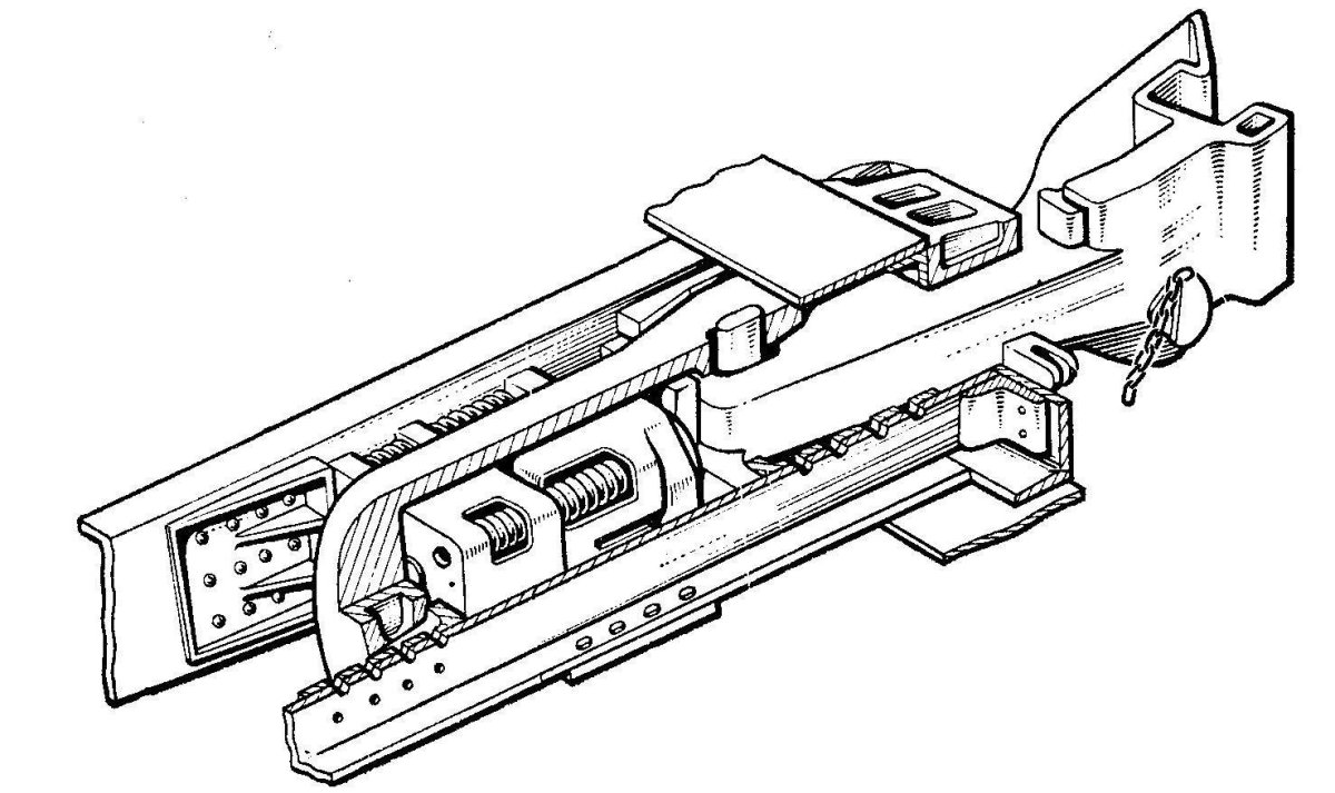 Поглощающий аппарат автосцепки са-3