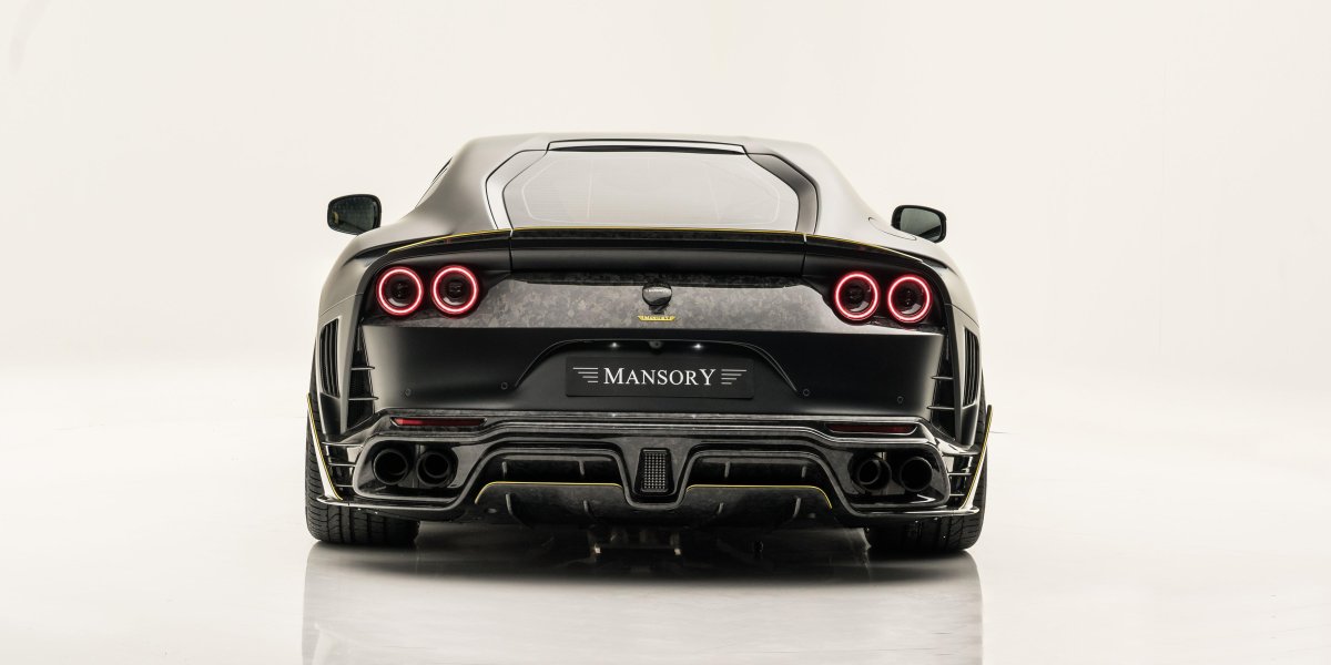 Ferrari 812 Superfast Black Mansory