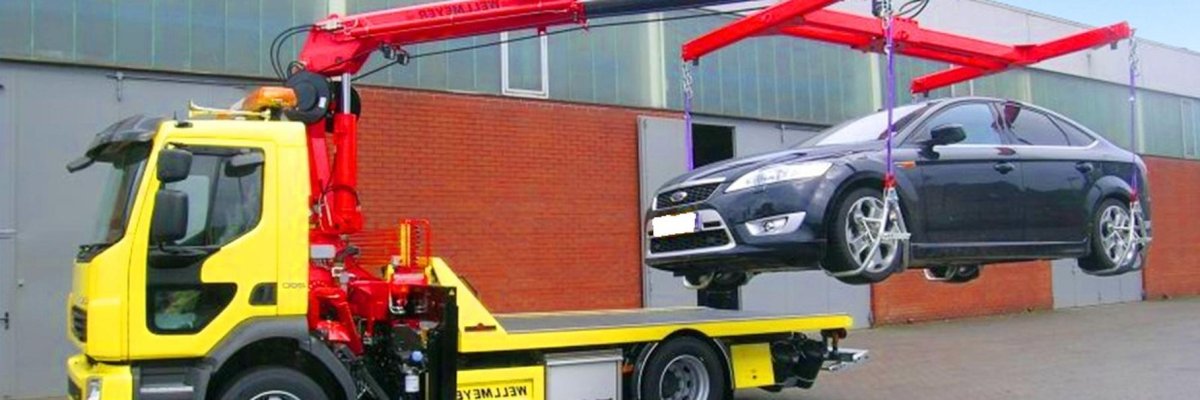 FAW 1083 манипулятор-эвакуатор