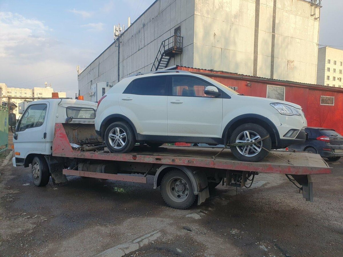 Эвакуация машины