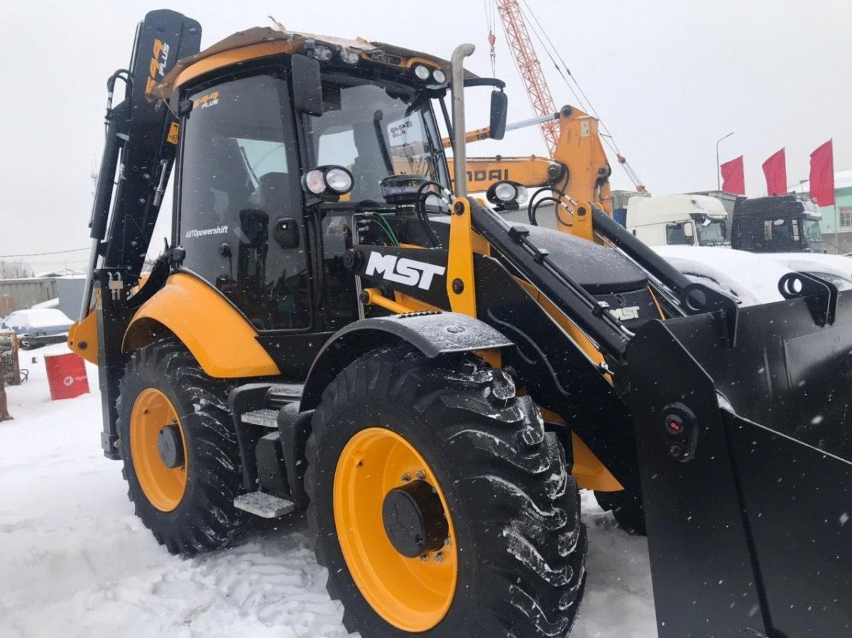 Экскаватор погрузчик MST м644plus