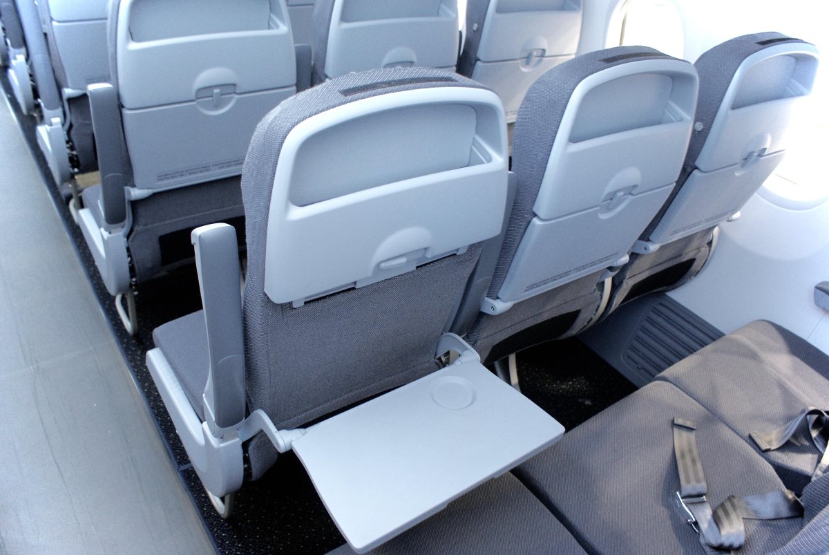 Boeing 737-800 салон эконом