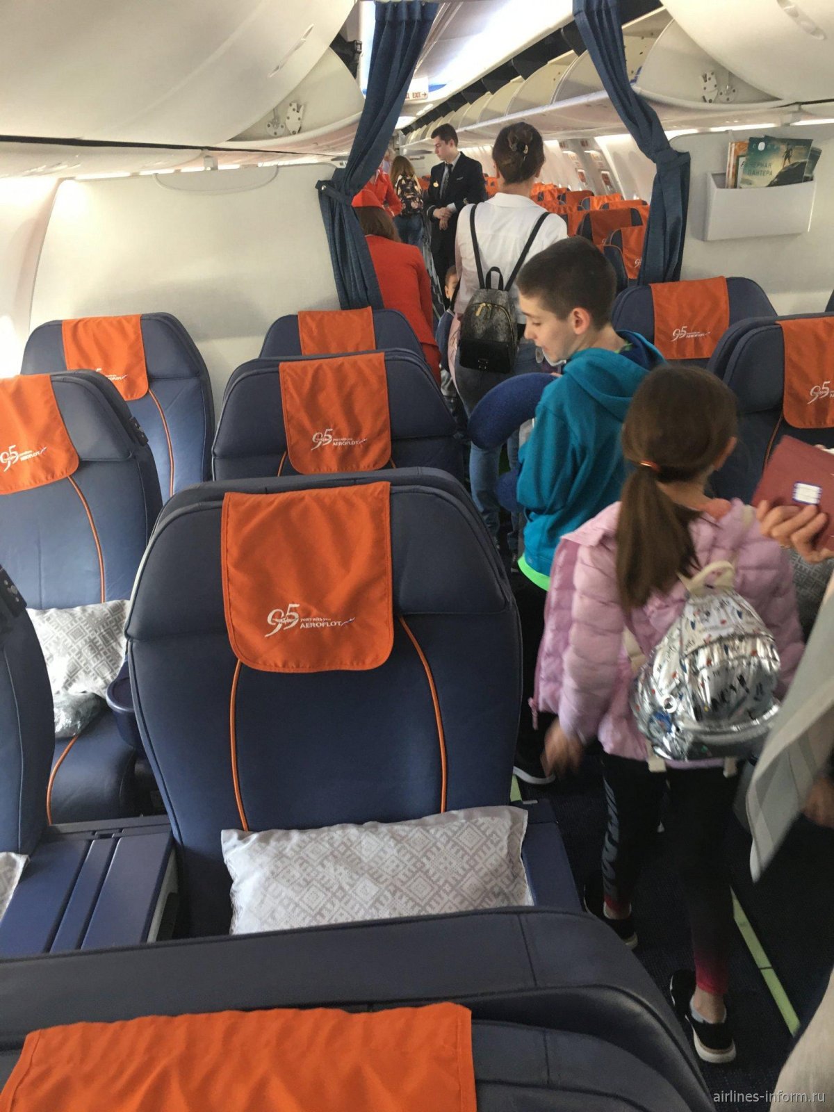 Boeing 737-800 Аэрофлот салон