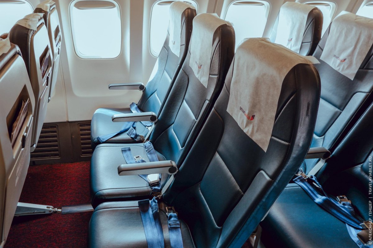 Boeing 737-800 Смартавиа салон