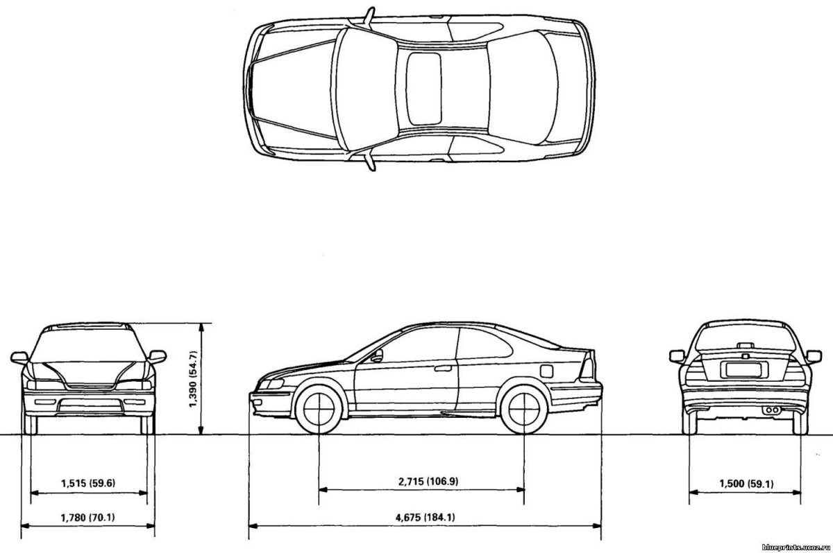 Honda Accord 5 габариты