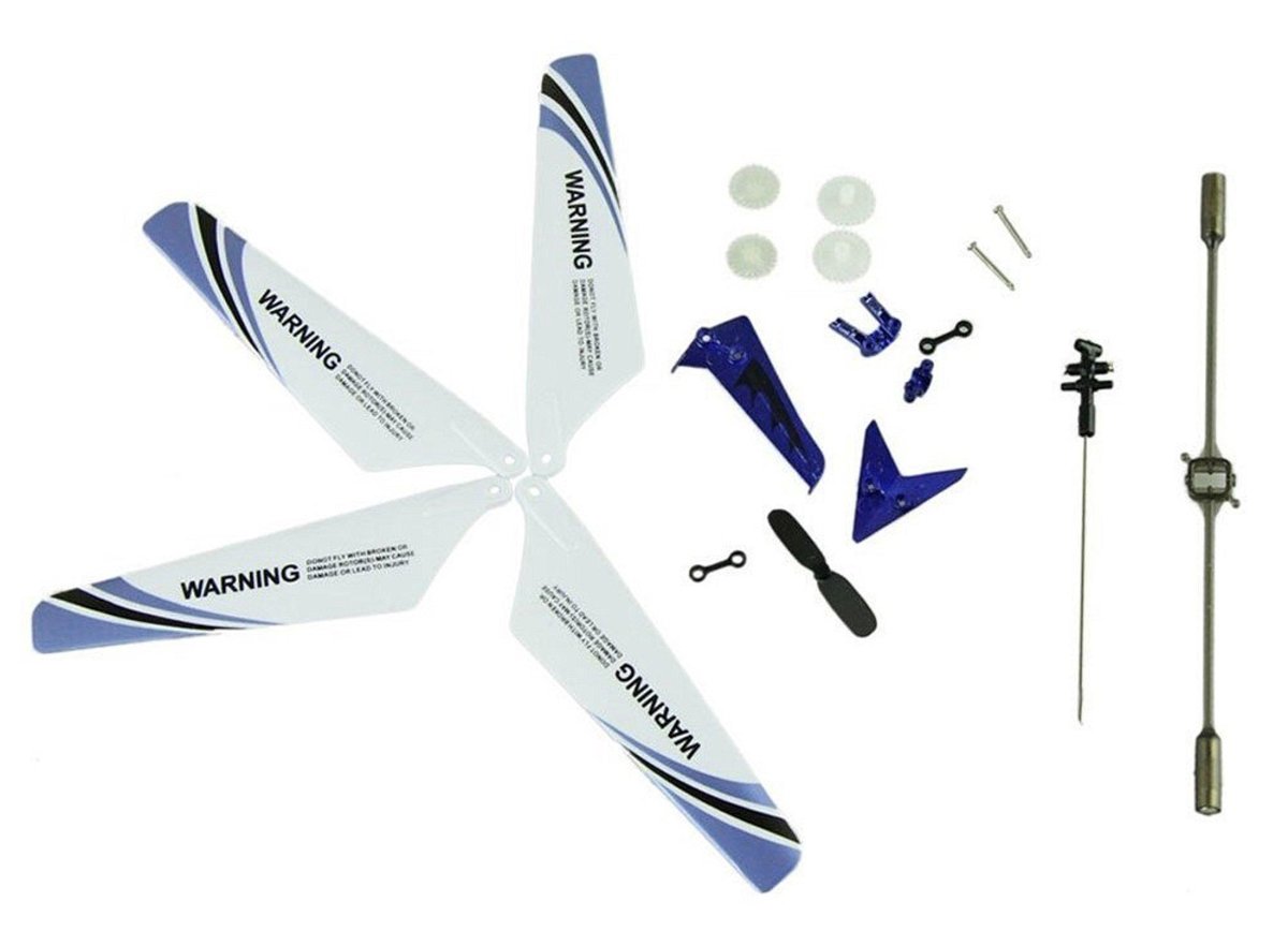 Запасные лопасти для винта вертолета RC s107 синие