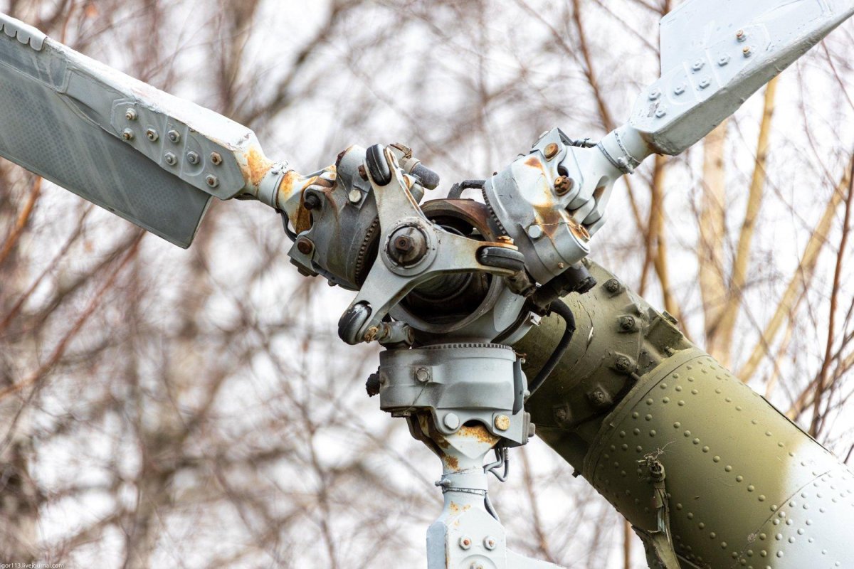 Рулевой винт вертолета ми-8