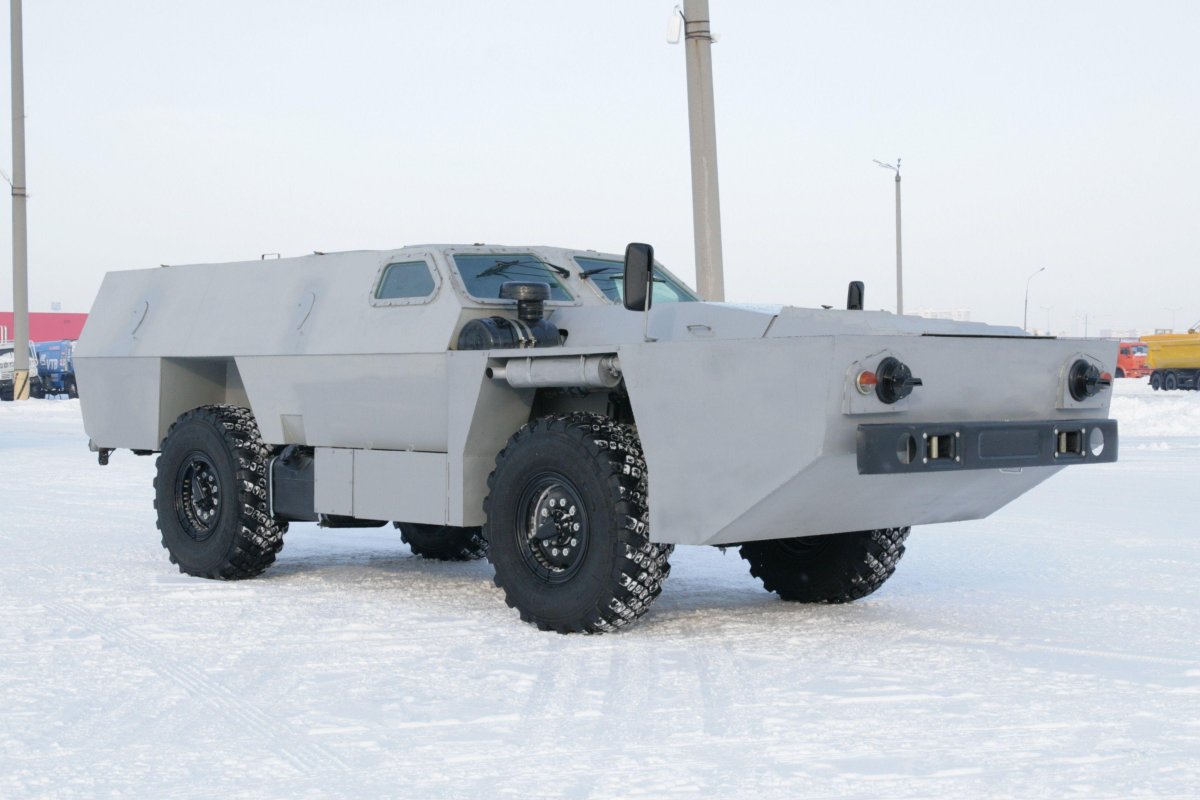 Бронеавтомобиль КАМАЗ-43269 выстрел
