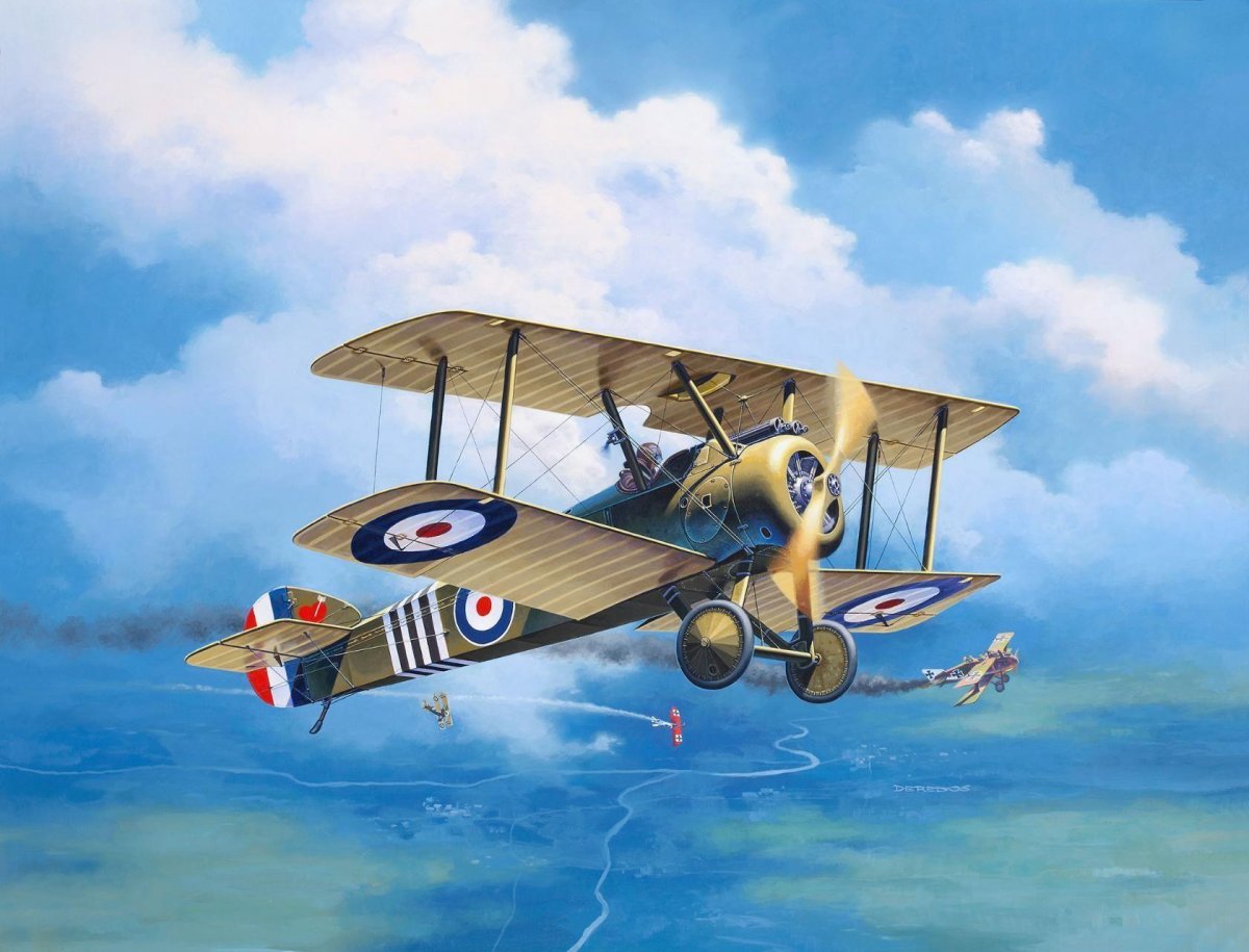 "Revell" 03906 модель сборная одноместный истребитель Sopwith 2f.1 Camel 1/48
