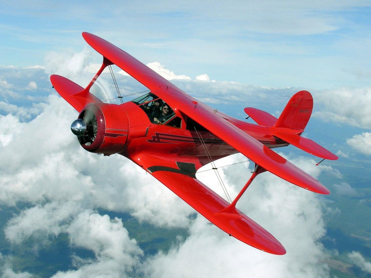 Самолет биплан Racer