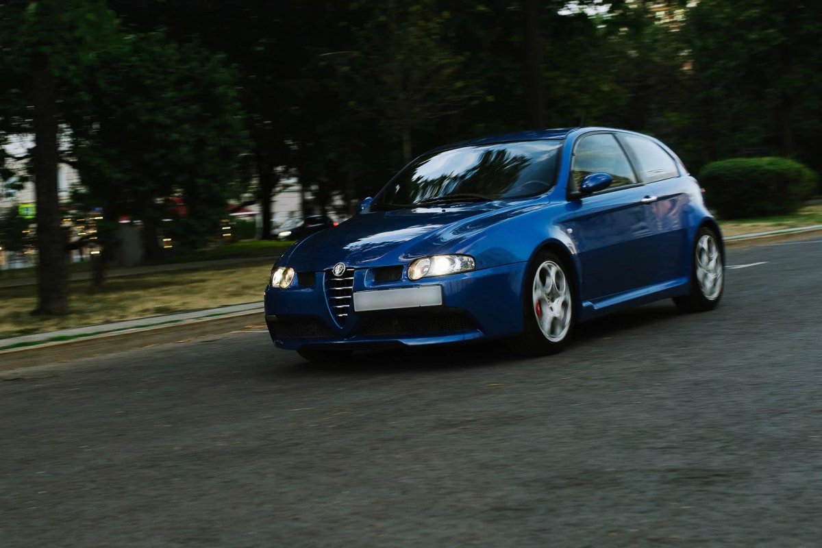 Альфа Ромео на льду