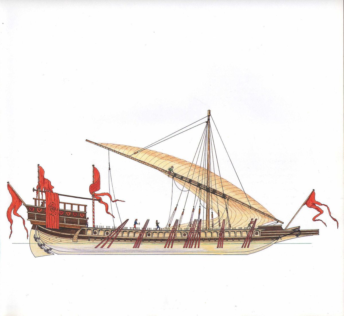 Венецианская Галера 16 века