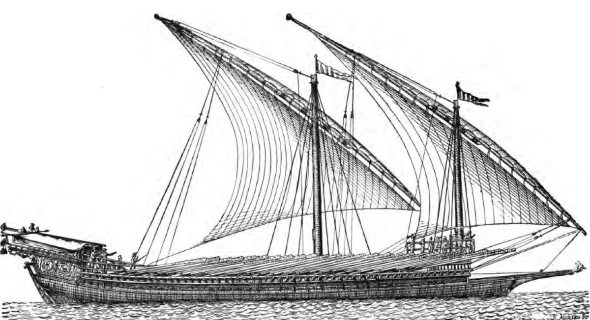 Скампавея корабль Петра 1