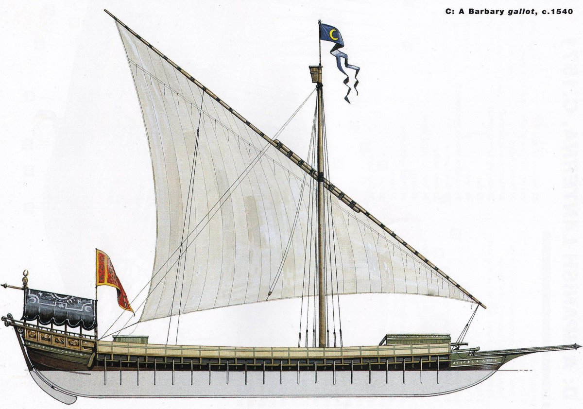 Испанская Галера 16 века