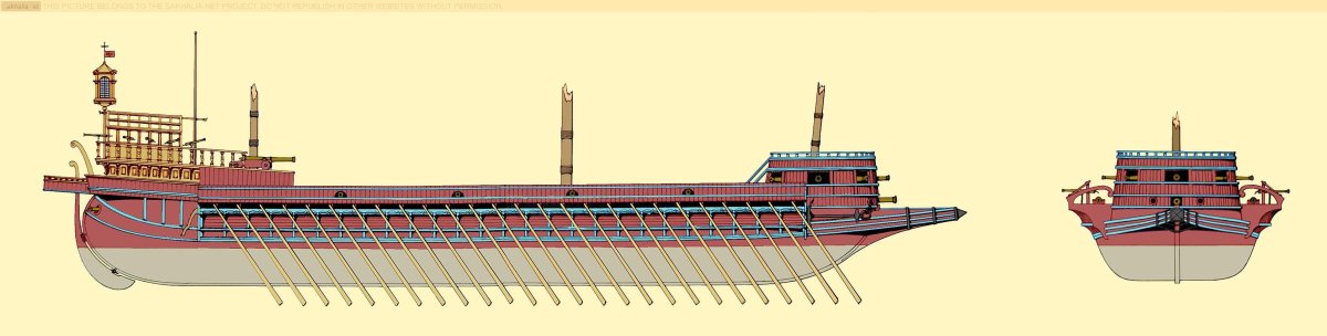 Корабль Галера-Галиот