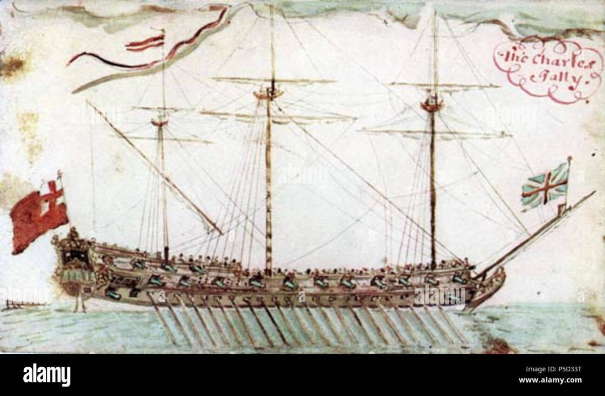 Британский - гребной Фрегат Чарльз (Charles Galley (1676))