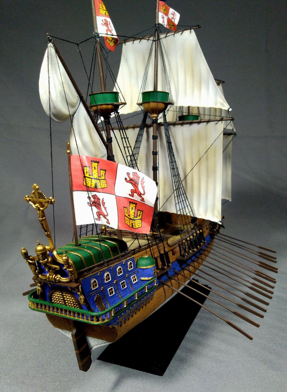 Корабль галеас 17 века