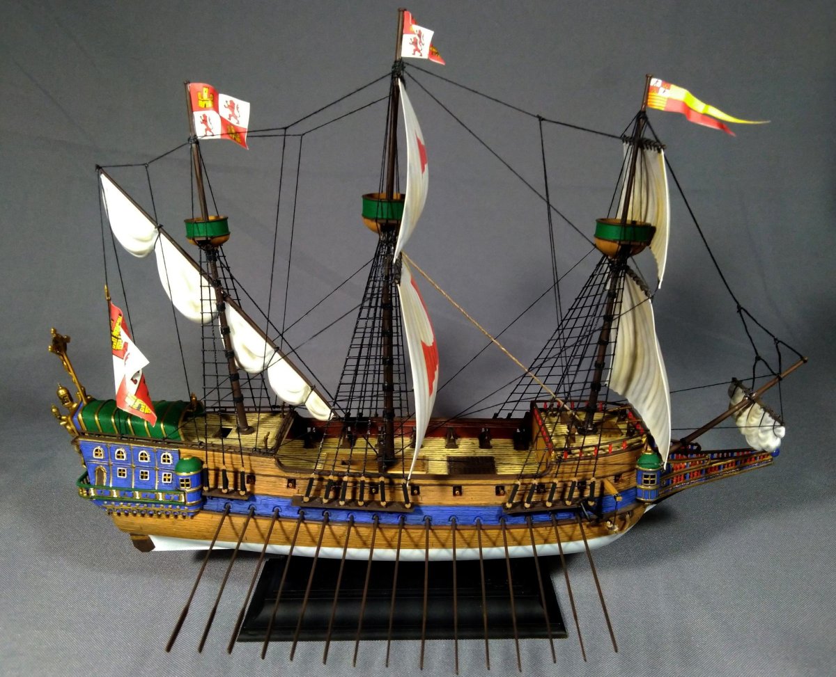 Корабль галеас 17 века