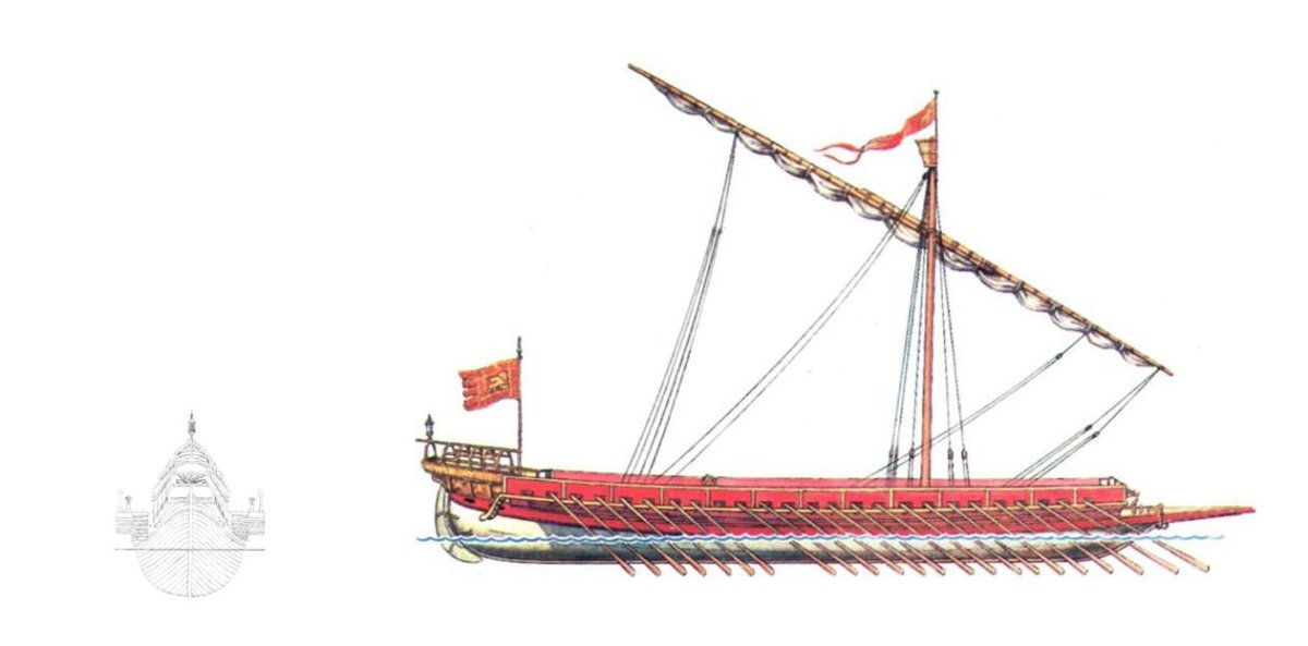 Галера корабль 17 века