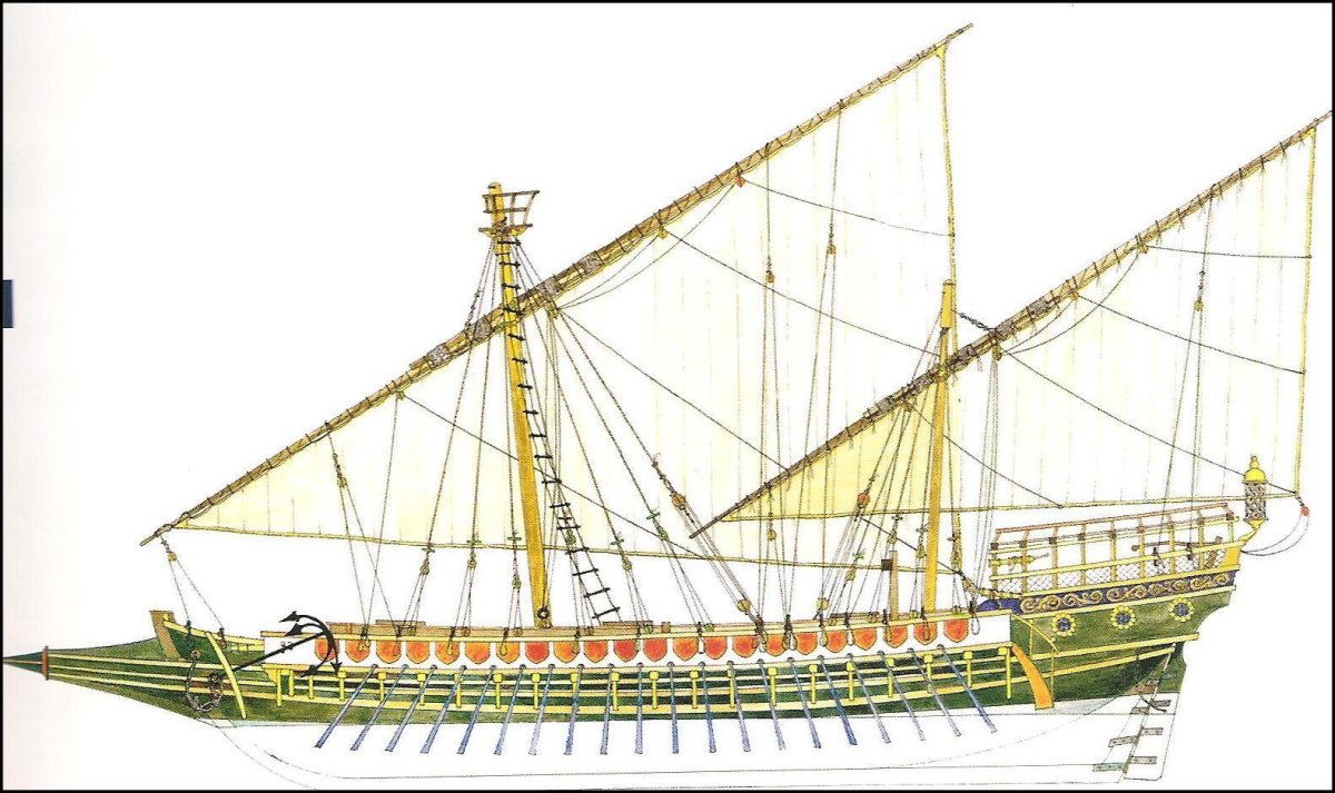 Галеры Петра 1 чертежи