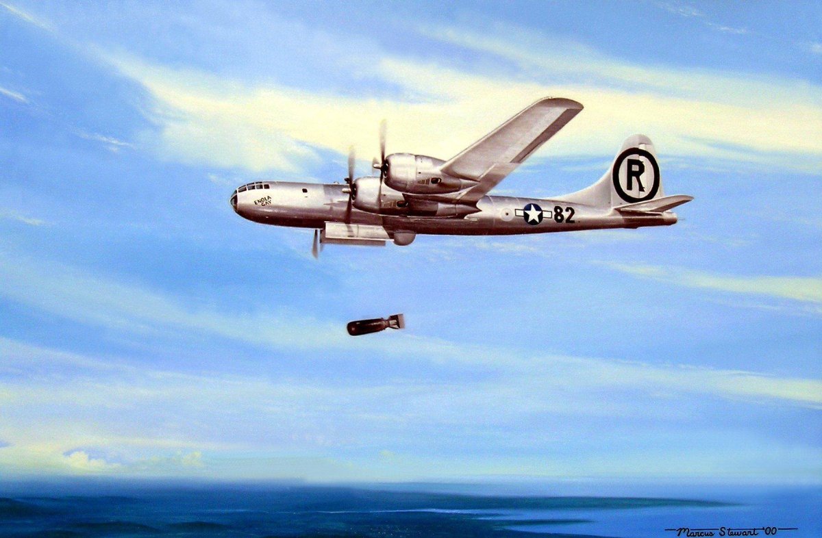 Энола Гейтс самолет