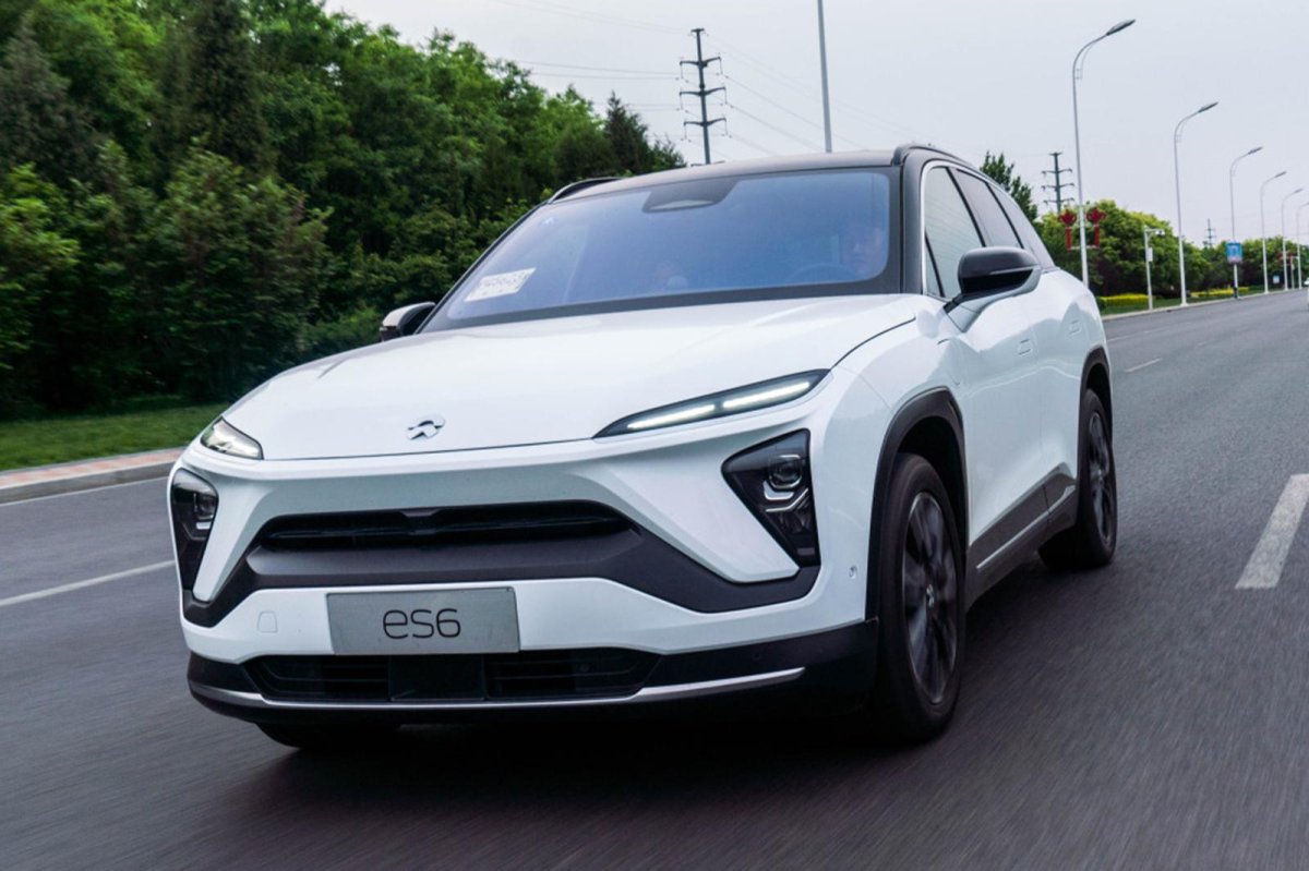 Nio es6 электромобиль