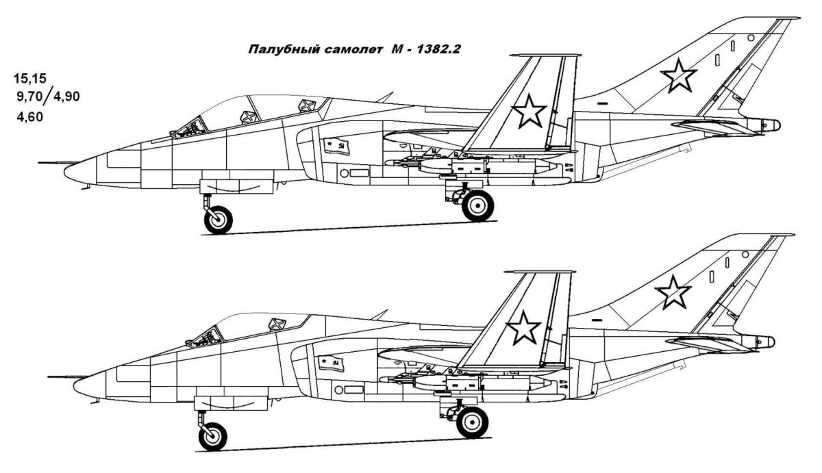 Як-38 чертежи