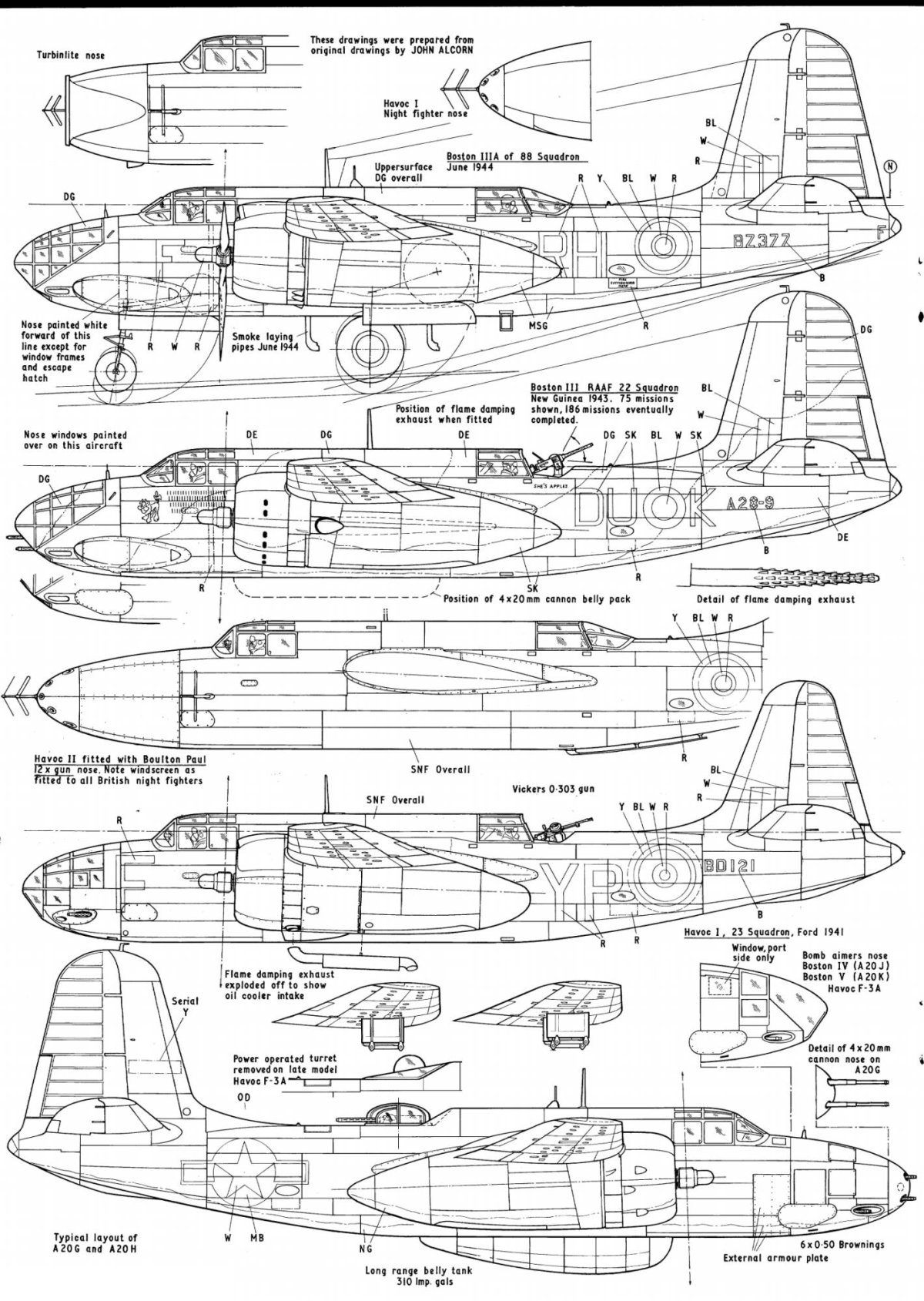 Douglas a-20 Havoc/DB-7 Boston